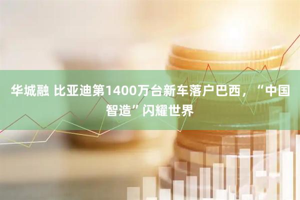 华城融 比亚迪第1400万台新车落户巴西，“中国智造”闪耀世界